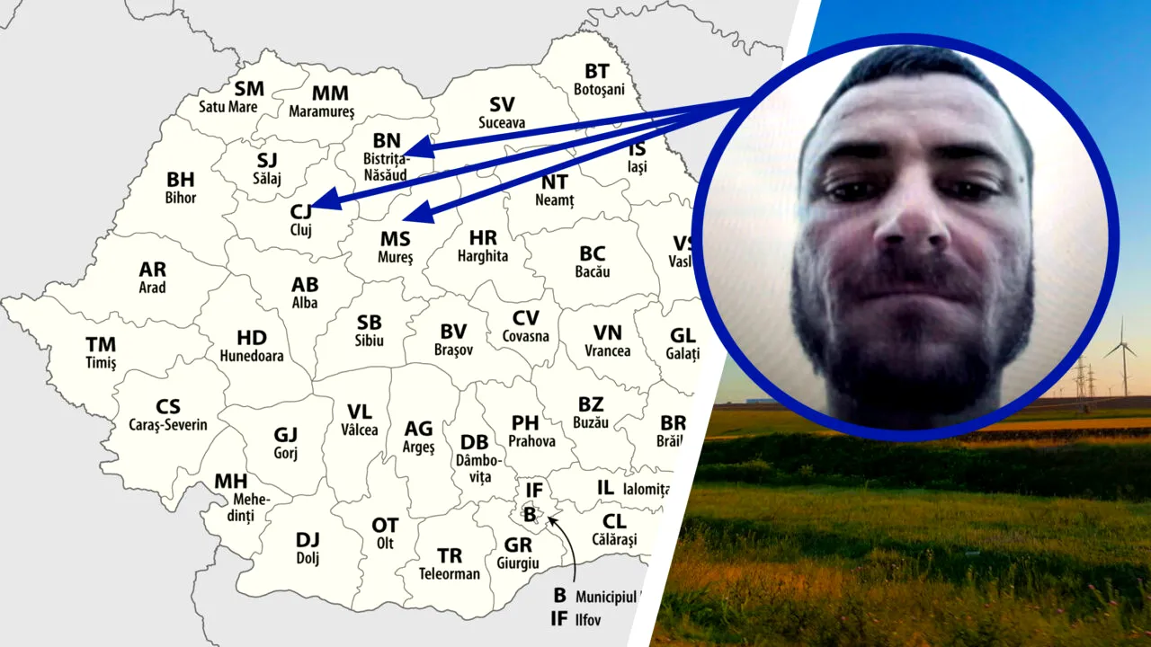 Emil Gânj a provocat o psihoză publică. Sute de oameni au anunțat că l-au văzut pe criminalul fugar. Unde a fost semnalat