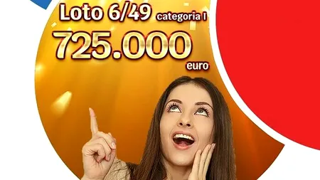 Loteria Română a anunțat că s-a CÂȘTIGAT marele premiu la 6/49, în valoare de peste 725.000 de euro. Unde a fost jucat biletul norocos