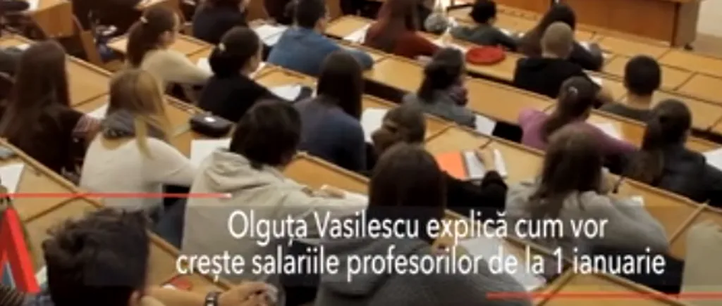 Lia Olguța Vasilescu: Cum vor crește salariile profesorilor de la 1 ianuarie 2019