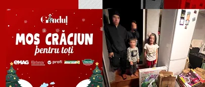 EXCLUSIV VIDEO | Gândul Media Network, campanie umanitară – ”Moș Crăciun pentru Toți”: „Familiile aflate în dificultate nu sunt singure”