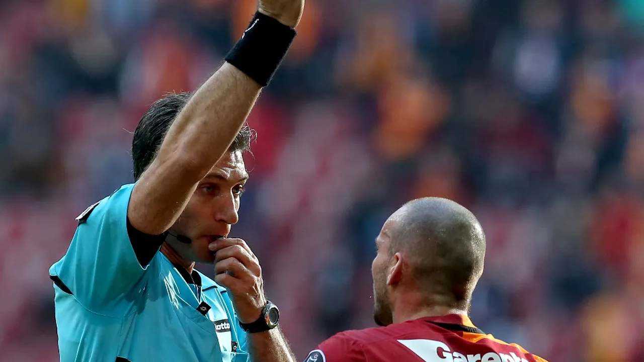 Wesley Sneijder, cea mai mare amendă din ISTORIA fotbalului pentru că a încasat 10 cartonașe galbene