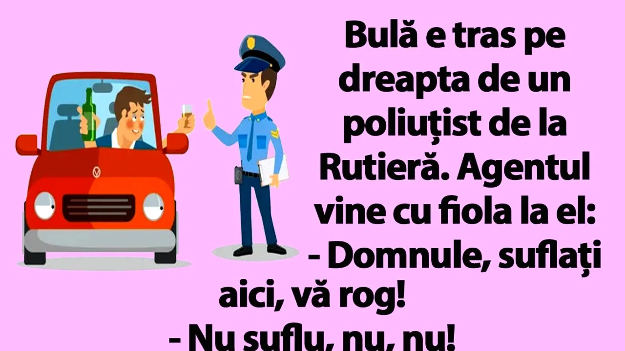 BANC | „Domnule Bulă, suflați aici!”