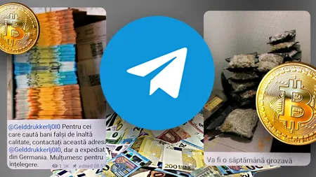 EXCLUSIV | Infractorii străini vând droguri și bani falși în România, printr-o aplicație descărcată pe mobil. Mii de consumatori cumpără de la ei