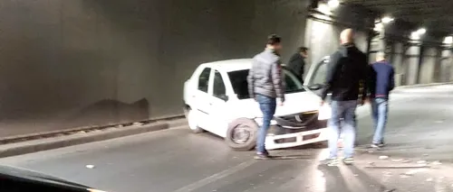 Un accident rutier a avut loc în Pasajul Unirii din București