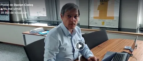 IRONIC. Dacian Cioloş îl trolează pe Dan Barna, într-un video postat pe pagina sa de socializare: „Acum, eu chiar bat la taste, eu chiar scriu pe bune”