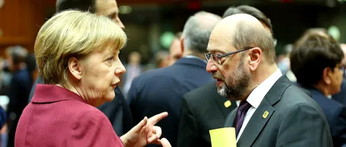 Lupta pentru putere în Germania. Schulz critică dur politicile cancelarului Angela Merkel în privința refugiaților