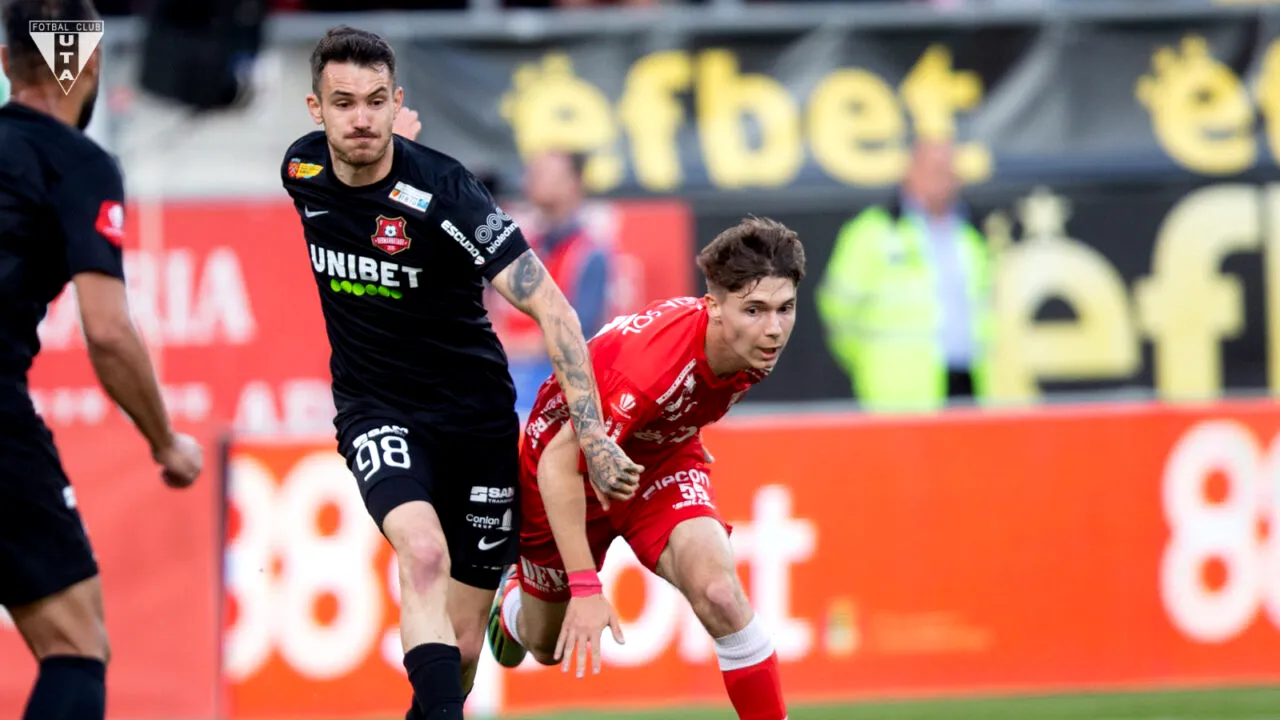 Cine retrogradează din SUPERLIGA de fotbal? Mai sunt trei etape de jucat, victorie mare pentru UTA Arad, condusă de pe bancă de Mircea Rednic