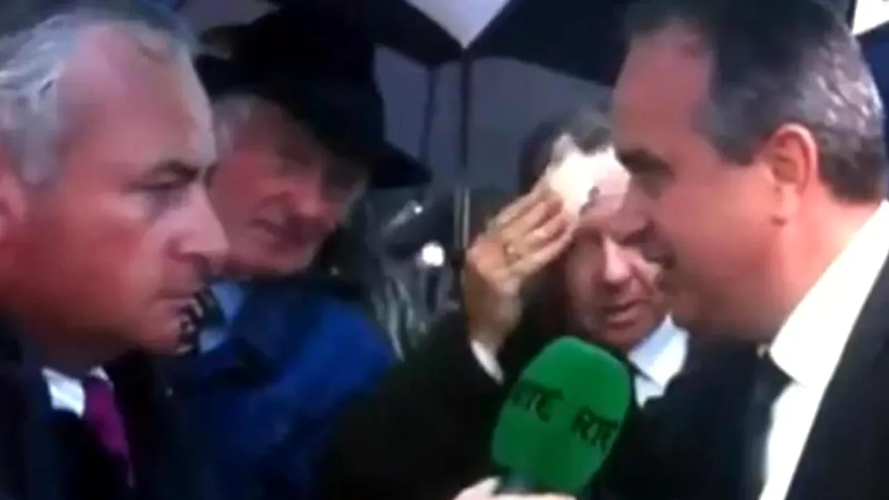 VIDEO. Gest controversat al unui irlandez în timpul unui interviu. 