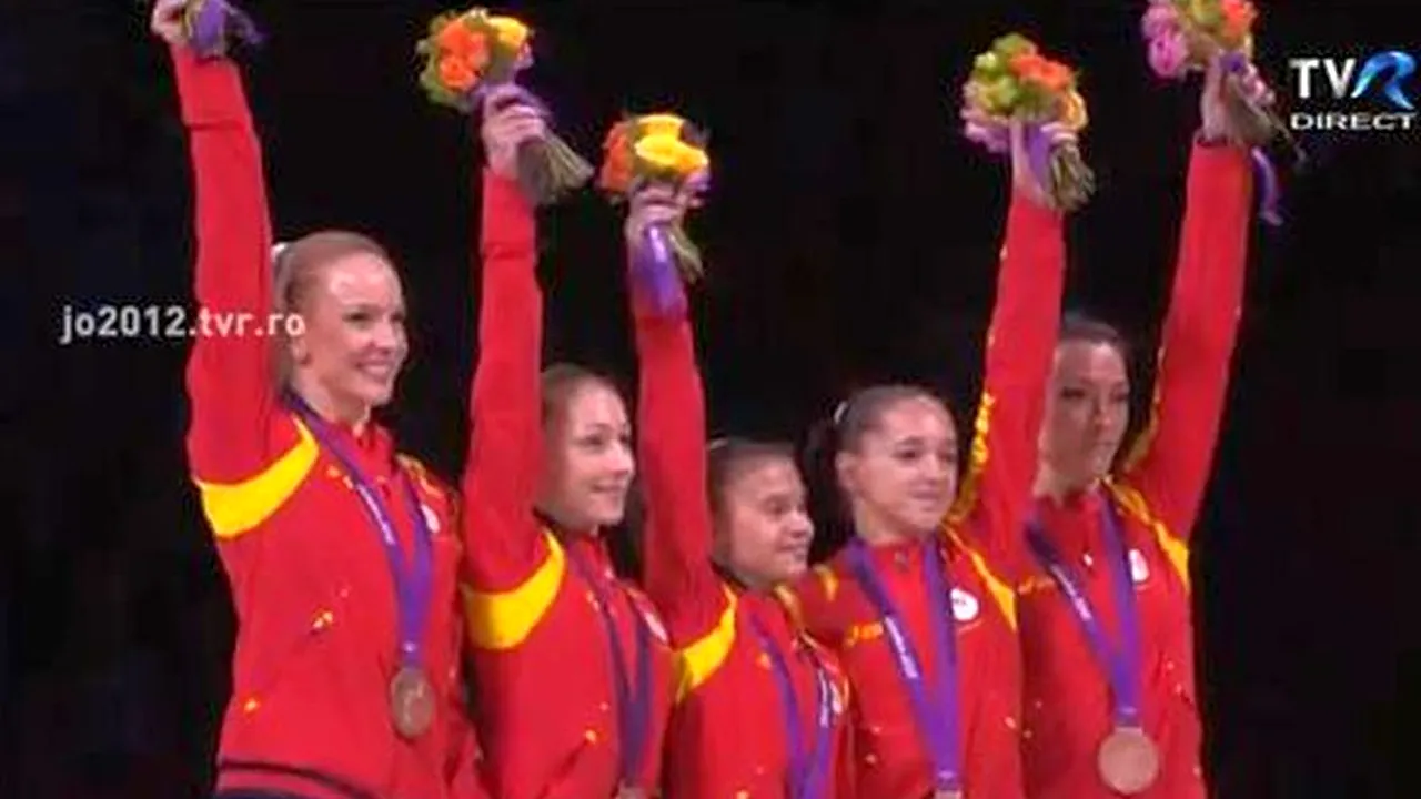 LONDRA 2012 GIMNASTICĂ. Finala în care echipa feminină a României a luat BRONZUL la JOCURILE OLIMPICE, urmărită de un milion de telespectatori