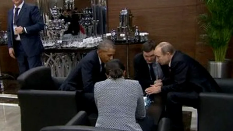 Imaginea zilei: ce au discutat Obama și Putin la întâlnirea unde a fost surprins acest instantaneu