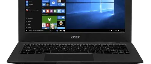 Acer a lansat o serie de laptopuri cu Windows 10 la care prețurile încep de la 170 de dolari