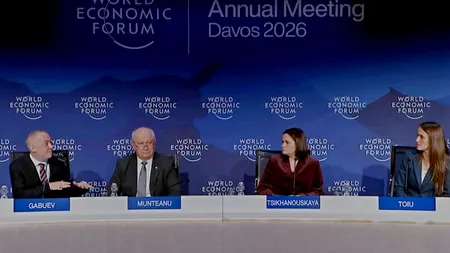 „Lovitură diplomatică” la Davos. Oana Țoiu a vorbit într-un panel unde erau reprezentanți ai Rusiei, Belarusului și Republicii Moldova