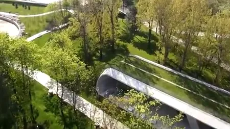 Cum arată Parcul Drumul Taberei din Capitală filmat dintr-o dronă 