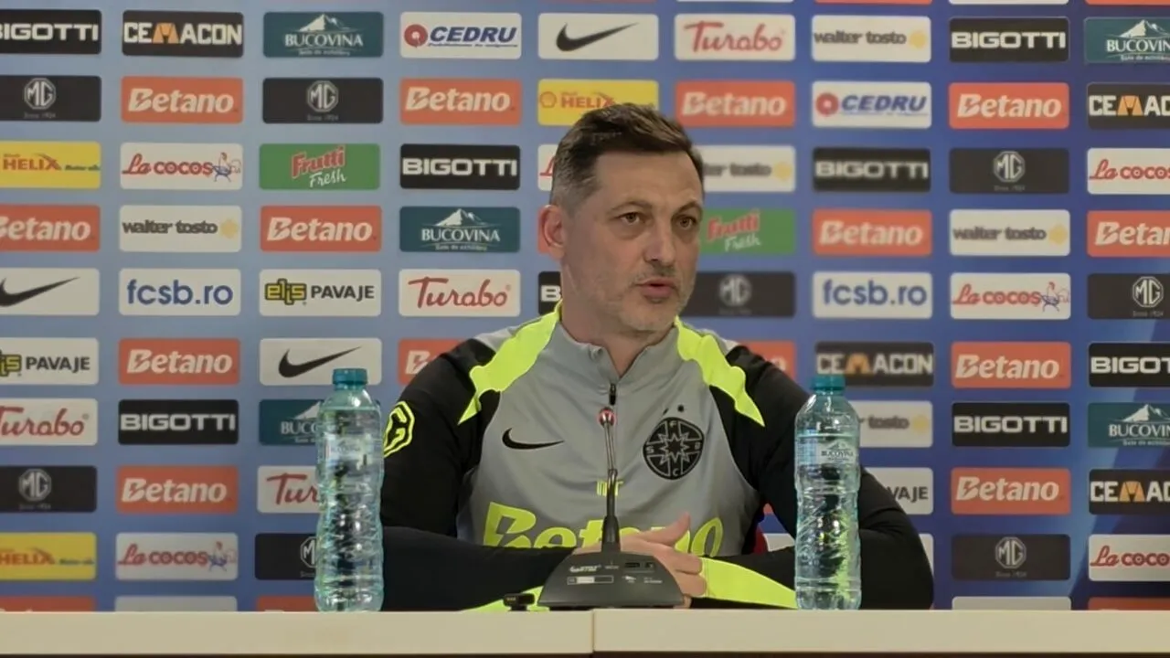 Primele declarații ale antrenorului Mirel Rădoi în treningul FCSB: „Noi părem acum într-un picaj”