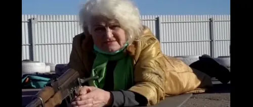 Ucraineancă de 79 de ani, despre eventuala invazie a Rusiei: „Sunt gata să trag! Îmi voi apăra casa, orașul, copiii!”