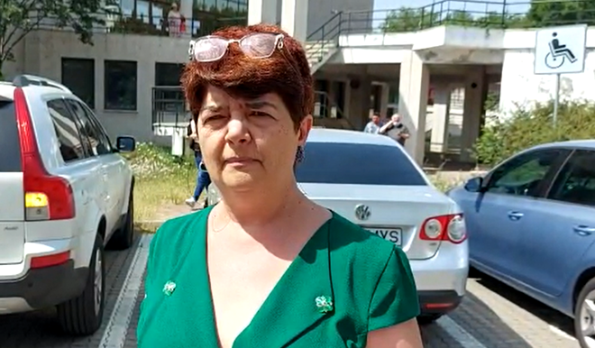 Carmen Obîrșanu, avocata familiei Melencu, la Tribunalul Olt, unde se judecă dosarul Caracal