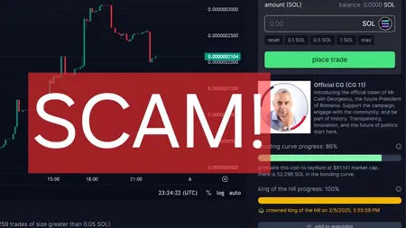 Călin Georgescu DEZMINTE că ar avea o criptomonedă: 