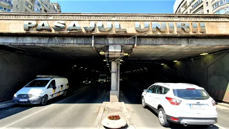 Se închide din nou Pasajul Unirii, miercuri noapte. Construcția are nevoie de consolidare urgentă