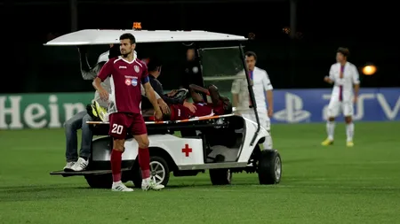 BRAGA - CFR CLUJ 0-2. Sougou a ajuns la un spital din Braga