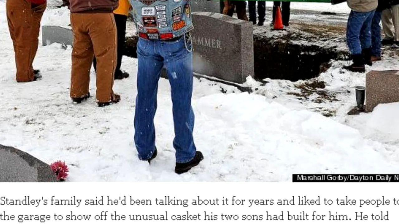 Familia unui pasionat de motociclism i-a îndeplinit acestuia ultima dorință