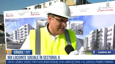 GÂNDUL LIVE. 246 de locuințe sociale vor fi construite în Sectorul 6, în mai puțin de 24 de luni. Gabriel Mutu: „Am simțit că suntem obligați să facem ceva pentru oameni”