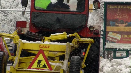Ce surpriză au avut polițiștii când au oprit în trafic șoferul unei autospeciale de deszăpezire