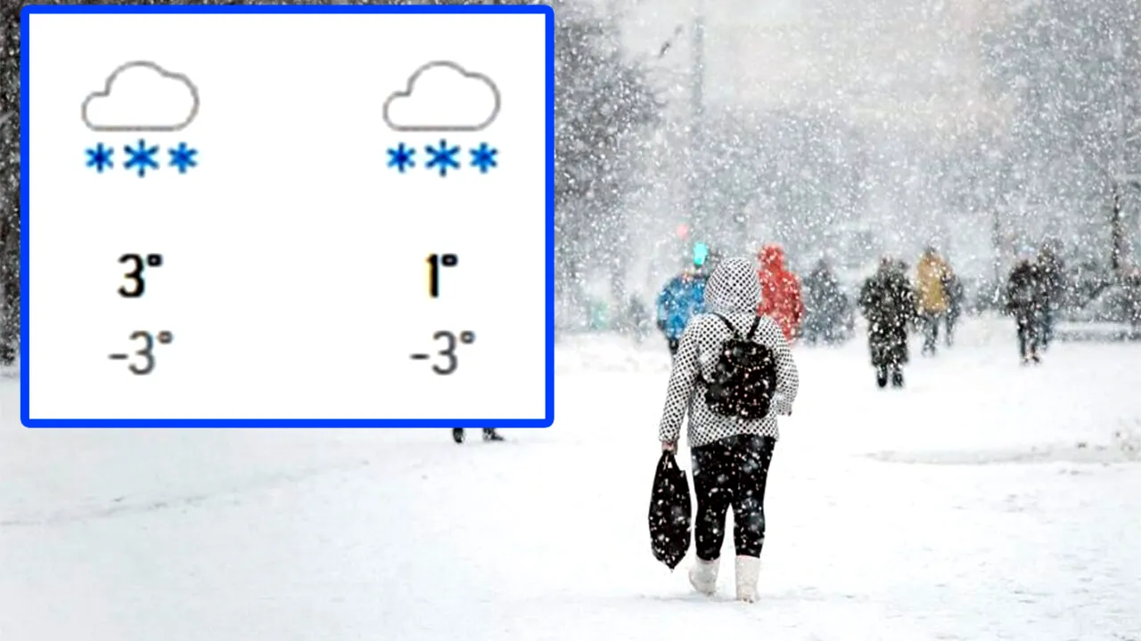 Meteorologii Accuweather au schimbat prognoza: Data exactă în care vin ninsorile în București