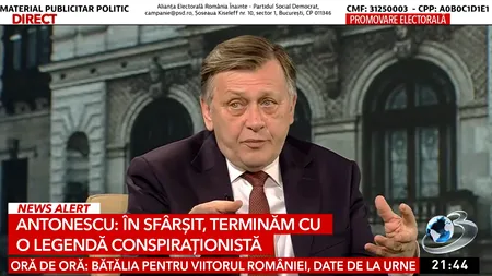 Crin Antonescu salută prezența „EMISARULUI american”: „Terminăm cu o legendă din asta conspiraționistă”