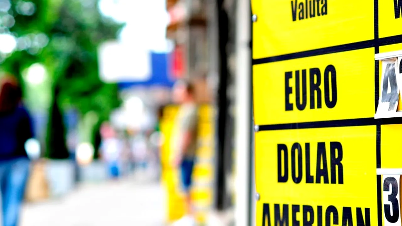 Cursul BNR a coborât la 4,4370 lei/euro