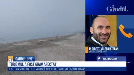 GÂNDUL LIVE. Valeriu Ștefan, vicepreședintele Asociației Naționale a Agențiilor de Turism: Ne temem degeaba de certificatul de vaccinare / Turismul intern nu se va putea susține doar din voucherele rămase în piață - VIDEO