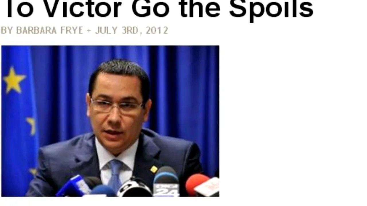 Presa internațională: Bătălia dintre Traian Băsescu și Victor Ponta ascunde probleme mai profunde ale României