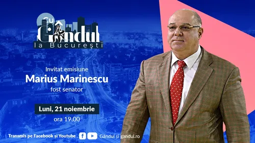 „Cu Gândul la București” începe luni, 21 noiembrie, de la ora 19.00