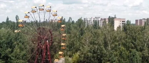 Orașul Prîpiat , filmat cu o dronă. Cum arată la 30 de ani de la accidentul de la Cernobîl