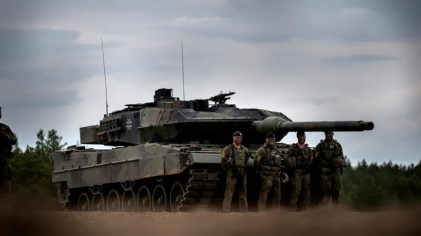 VIDEO | Ucraina îl AȚÂȚĂ pe Putin: Imagini „provocatoare” cu tancuri Leopard, publicate de Kiev