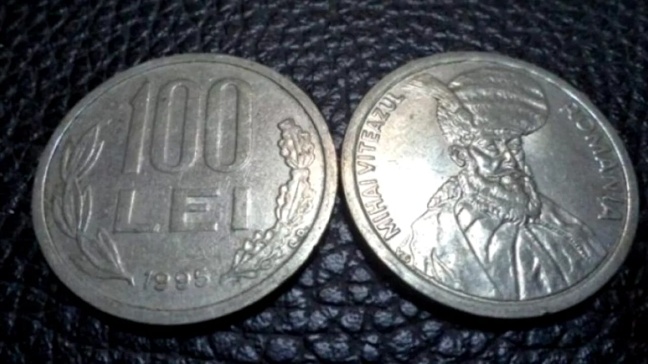 Mai ții minte moneda de 100 de lei, din 1994, cu chipul lui Mihai Viteazul? Se vinde cu 110.000 de euro acum