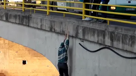 Videoclipul care ne redă încrederea în umanitate. Un grup de prieteni își riscă viața pentru a salva un câine dintr-un râu