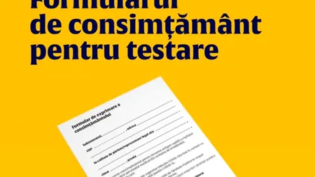 Ministerul Educației și cel al Sănătății nu se înțeleg pe tema formularului pentru testare