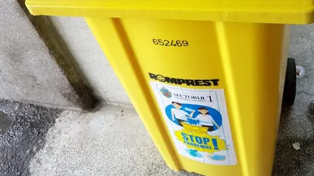 FOTO. Tomberoane speciale pentru colectarea măștilor și mănușilor, amplasate în parcurile și școlile din Sectorul 1