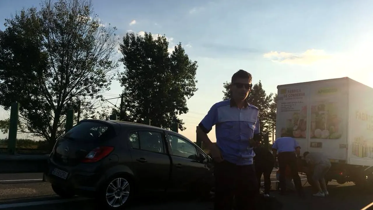 Accidente în lanț pe A2. Coloane de mașini pe Autostrada Soarelui și pe Valea Prahovei