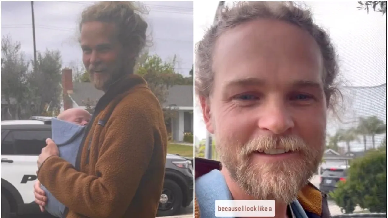 Poliția a crezut că are de-a face cu un caz de RĂPIRE, când a fost raportat „un boschetar cu un bebeluș furat”. Este ireal, ce a urmat