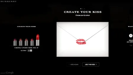 Burberry și Google au prezentat o tehnologie ce permite utilizatorilor să trimită săruturi virtuale