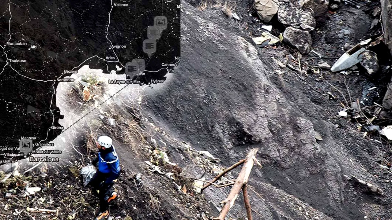 IPOTEZA ANCHETATORILOR: Copilotul zborului Barcelona-Dusseldorf A PRĂBUȘIT avionul în mod INTENȚIONAT