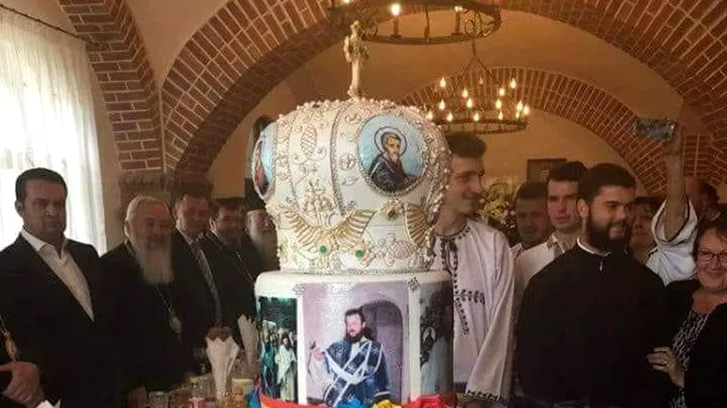 Tort decorat cu figuri bisericești la Episcopia Ortodoxă Română a Maramureșului și Sătmarului 