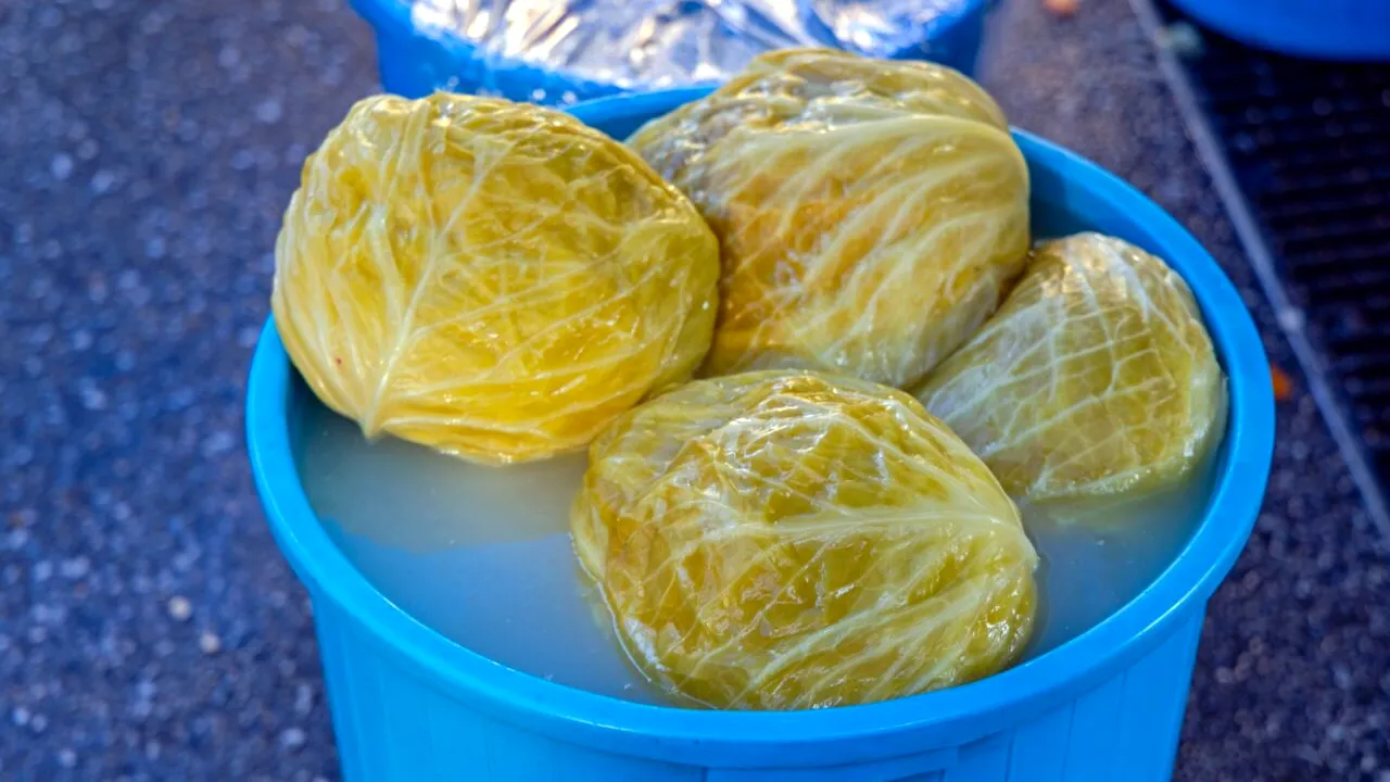 Când se pune varza la murat, potrivit tradiției românești. Ce să adaugi în butoi, pentru a căpăta o nuanță roz