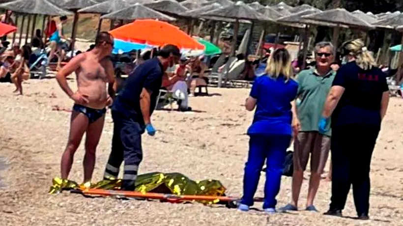 O turistă din Cehia A MURIT în Thasos, sub ochii a patru români care încercau s-o resusciteze. „A ieșit pe picioarele ei din apă și s-a prăbușit”