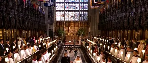Ceremonia religioasă a Prințului Harry și a lui Meghan Markle s-a încheiat