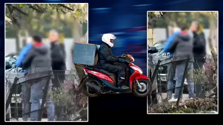 Un alt livrator a fost la un pas să fie jefuit în București. Un tânăr a fost prins în flagrant în timp ce voia să-i fure scuterul