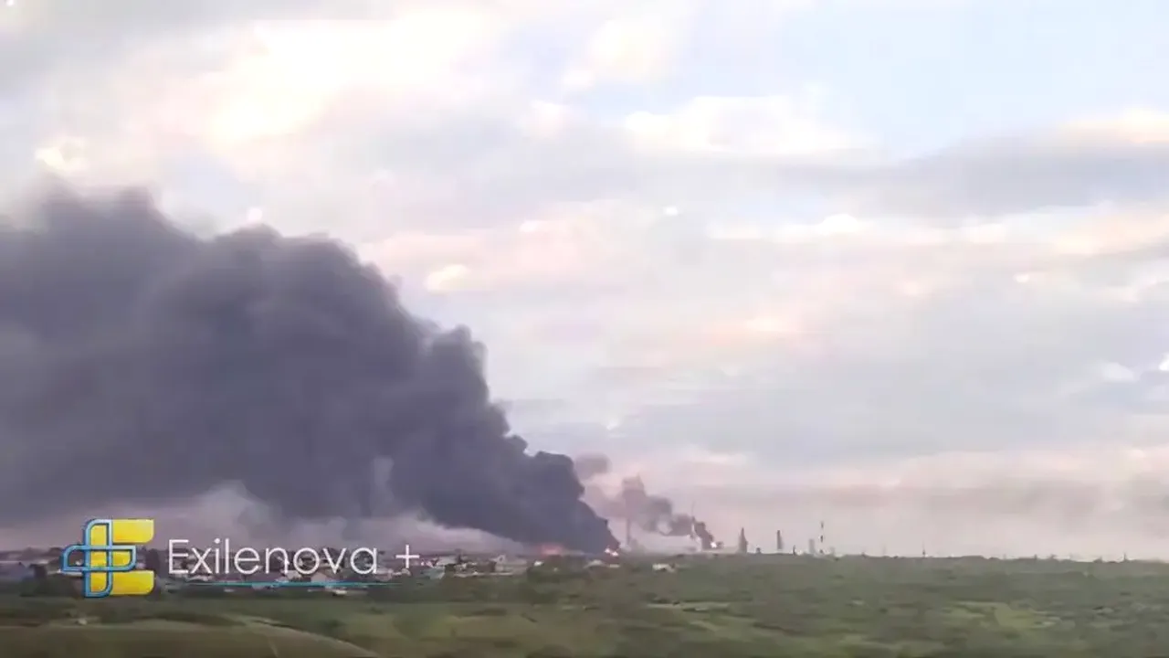 Rafinărie-cheie de petrol din Rusia, lovită într-un atac cu drone ucrainene