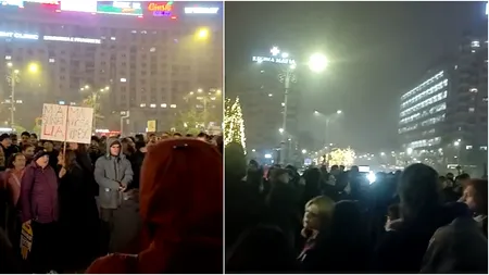Mobilizare în rețeaua #Rezist. Proteste în Piața Victoriei, în frunte cu Angi Șerban și alți protestatari de meserie