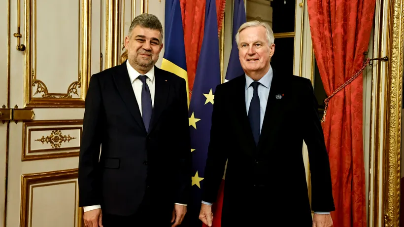 Michel Barnier, după întâlnirea cu Marcel CIOLACU: Putem face față PROVOCĂRILOR comune cu care ne confruntăm